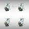 Service Caster 5 Inch SS Thermoplastic Caster Set with Roller Bearing 4 Brake 2 Swivel Lock SCC SCC-SS30S520-TPRRF-TLB-BSL-2-TLB-2 - alternate 1